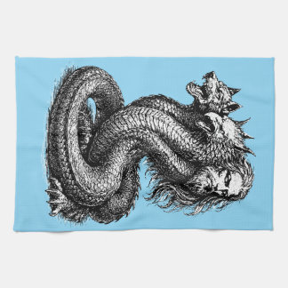 Bune Demon Three Faces, One Power Tea Towel