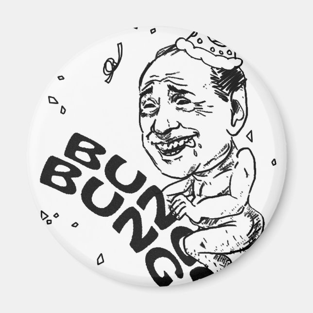 Bunga Bunga Magnet (Front)