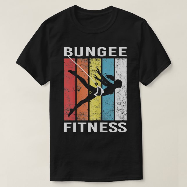 Bungee Fitness Training Fly Sling Workout Equipmen T-Shirt (Design Front)