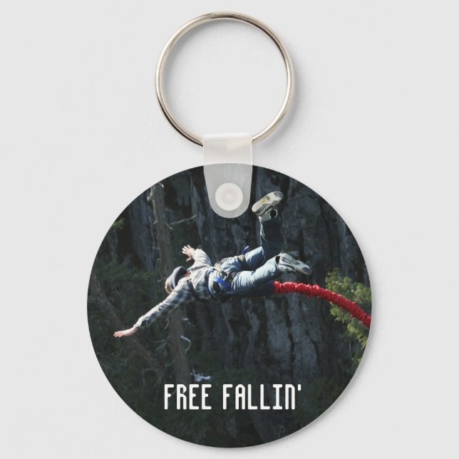 Bungee Jumping Free Fallin' Key Ring (Front)