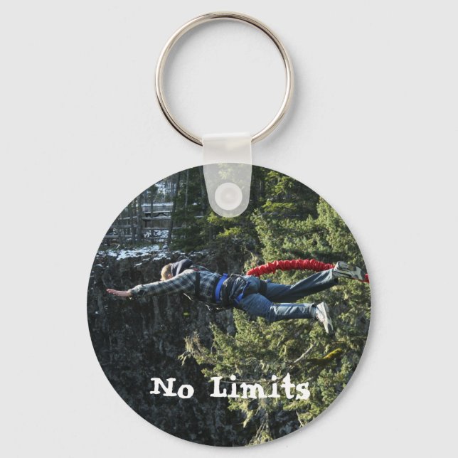 Bungee Jumping No Limits Key Ring (Front)