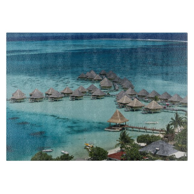 Bunglows of Beachcomber Hotel Cutting Board (Front)