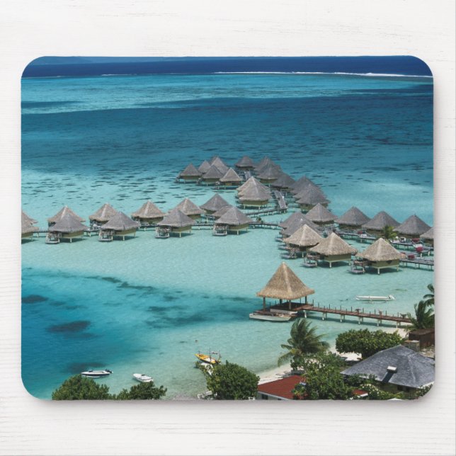 Bunglows of Beachcomber Hotel Mouse Mat (Front)