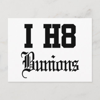 bunions postcard