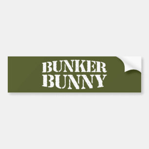 BUNKER BUNNY BUMPER STICKER