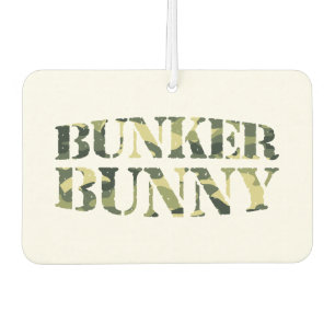 BUNKER BUNNY CAMO / CAMOUFLAGE CAR AIR FRESHENER