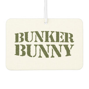 BUNKER BUNNY CAR AIR FRESHENER