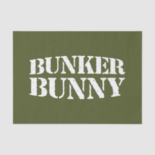 BUNKER BUNNY TISSUE PAPER