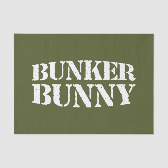BUNKER BUNNY TISSUE PAPER (Front)