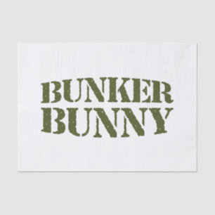 BUNKER BUNNY TISSUE PAPER