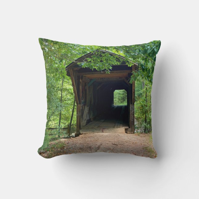 Bunker Hill Covered Bridge Cushion (Front)