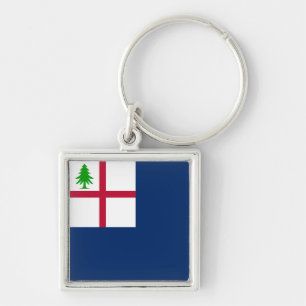 Bunker Hill Flag Key Ring