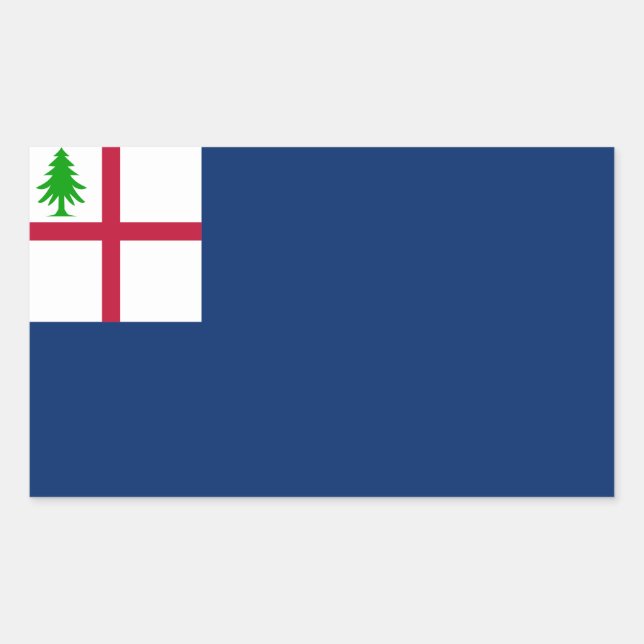 Bunker Hill Flag Rectangular Sticker (Front)