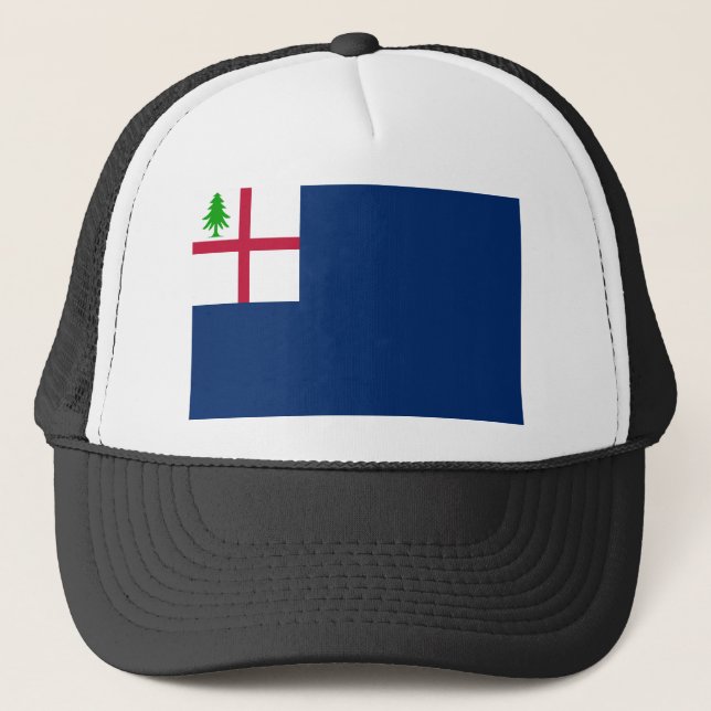 Bunker Hill Flag Trucker Hat (Front)