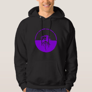 bunker logo (purple) hoodie