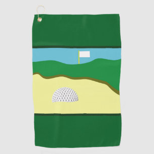 BUNKER TRAP  GOLF TOWEL
