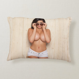 Bunnie Barreras Polyester Accent Pillow 16" x 12"