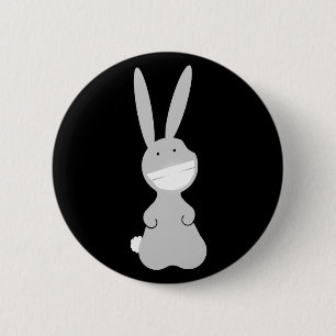 Bunnie Yay 6 Cm Round Badge