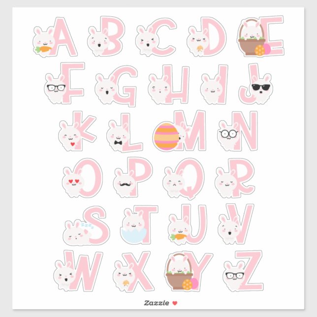 BUNNIES ALPHABET (Sheet)
