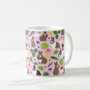 Bunnies And Their Treats Coffee Mug