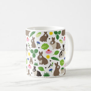 Bunnies And Their Treats Coffee Mug
