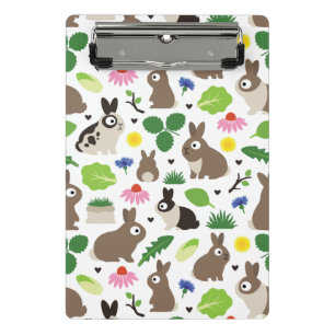 Bunnies And Their Treats Mini Clipboard