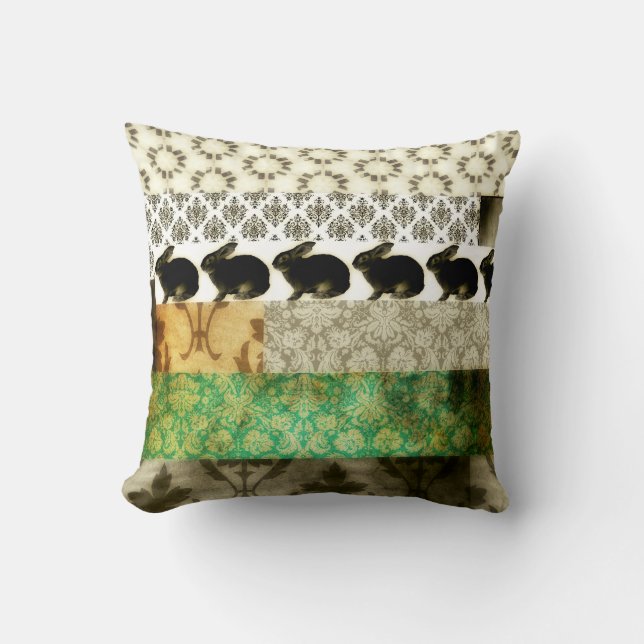 Bunnies And Things Cushion (Front)