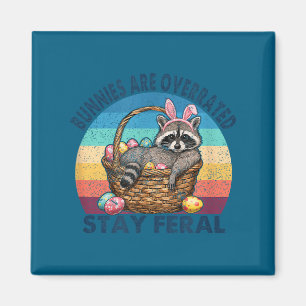 Bunnies are overrated stay feral cute racoon magnet