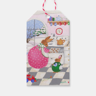 Bunnies Baking gift tags