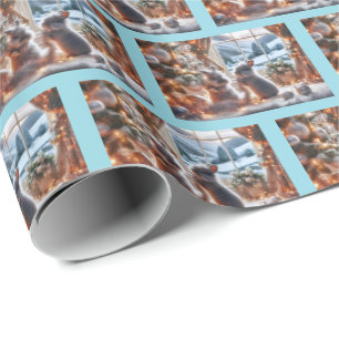 Bunnies' Christmas Wrapping Paper