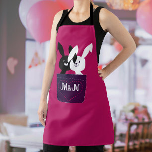 BUNNIES COUPLE APRON