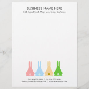 Bunnies Customised Letterhead