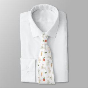 Bunnies & Ducks on the Farm Pattern Tie