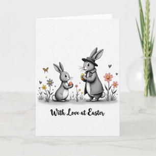 Bunnies Easter Offering Card