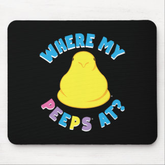 Bunnies Easter Where My Bunnies At Clic Chick  Mouse Mat