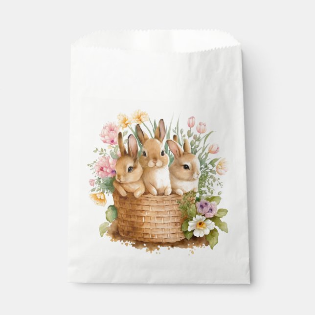 Bunnies  favour bags (Front)