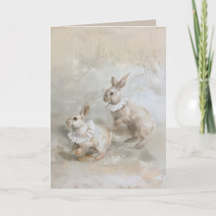 Bunnies - Folded Greeting Card