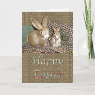 Bunnies Happy Easter Card