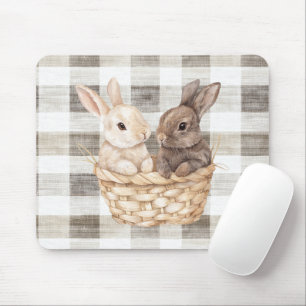 Bunnies in a Basket Mouse Mat