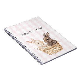 Bunnies in a basket   notebook