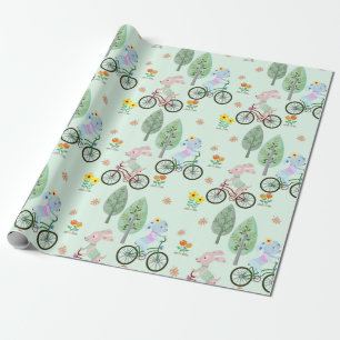 Bunnies in the Park Wrapping Paper