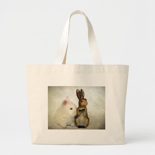 Bunnies Large Tote Bag (Front)