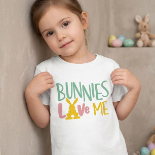 Bunnies Love Me Easter T-Shirt for Kids