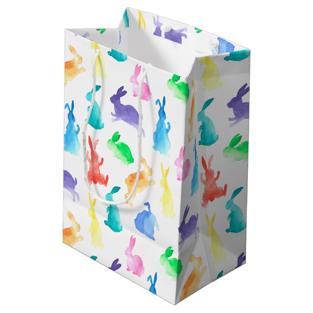 Bunnies Medium Gift Bag (Back Angled)