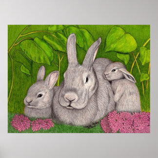 Bunnies Poster
