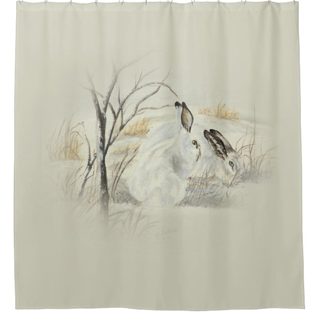 Bunnies / Rabbits Shower Curtain (Front)