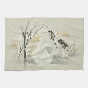 Bunnies / Rabbits Tea Towel