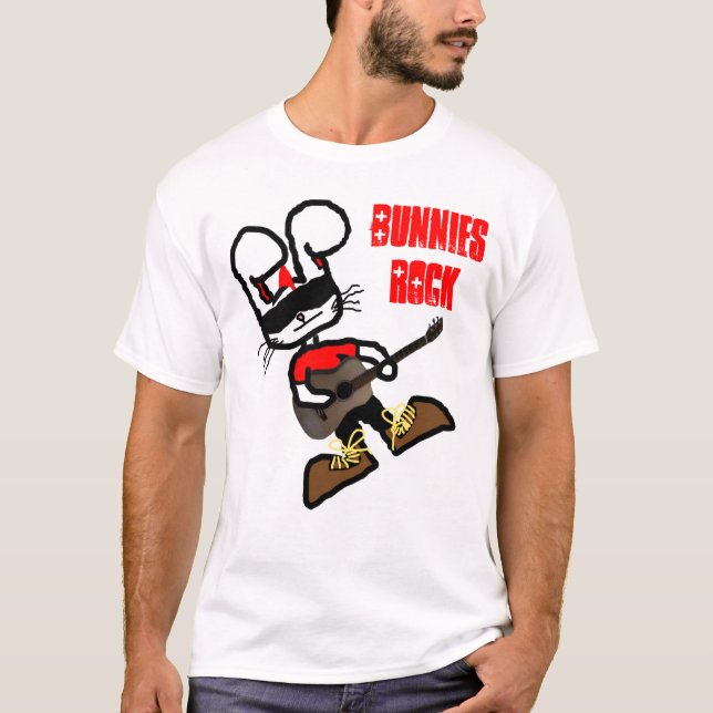 Bunnies Rock T-Shirt (Front)