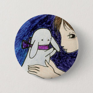 Bunny 6 Cm Round Badge