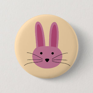 Bunny 6 Cm Round Badge